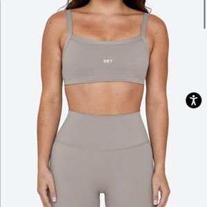 SET ACTIVE NWT - Sportbody Bike Shorts & Scoop Bra